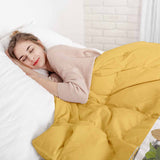 Therapy blanket bedding set yellow with bus