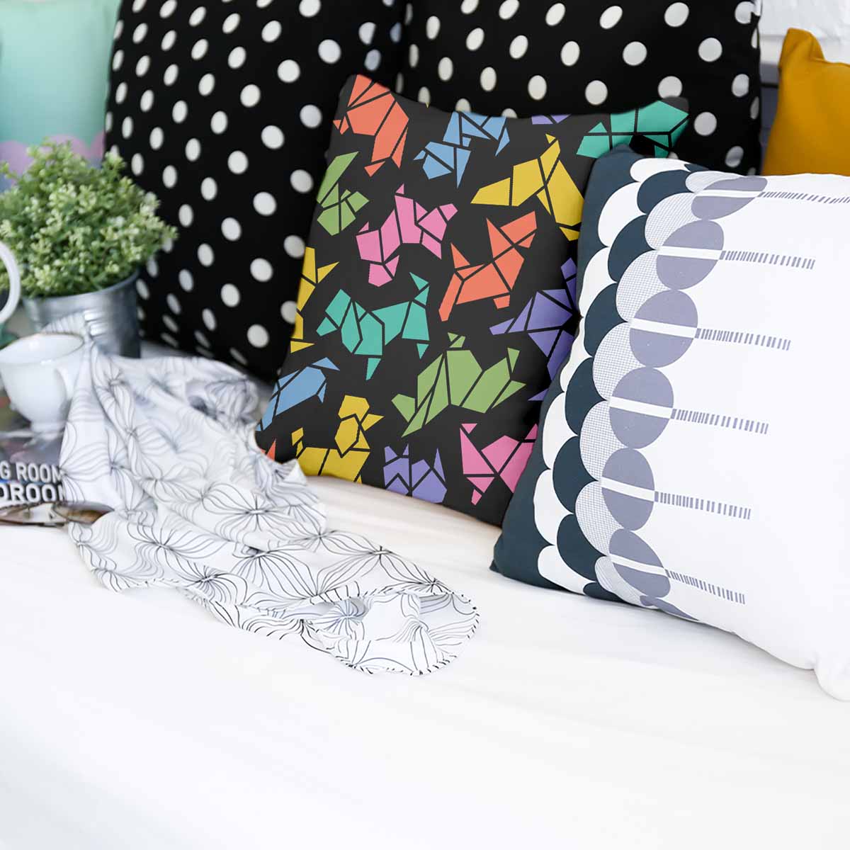 Health Pillow Origami Dog