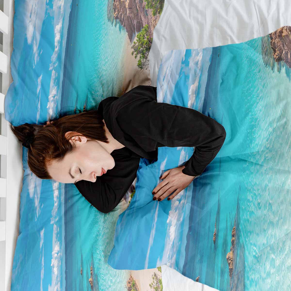 Ensemble de linge de lit avec couverture thérapeutique Fernweh