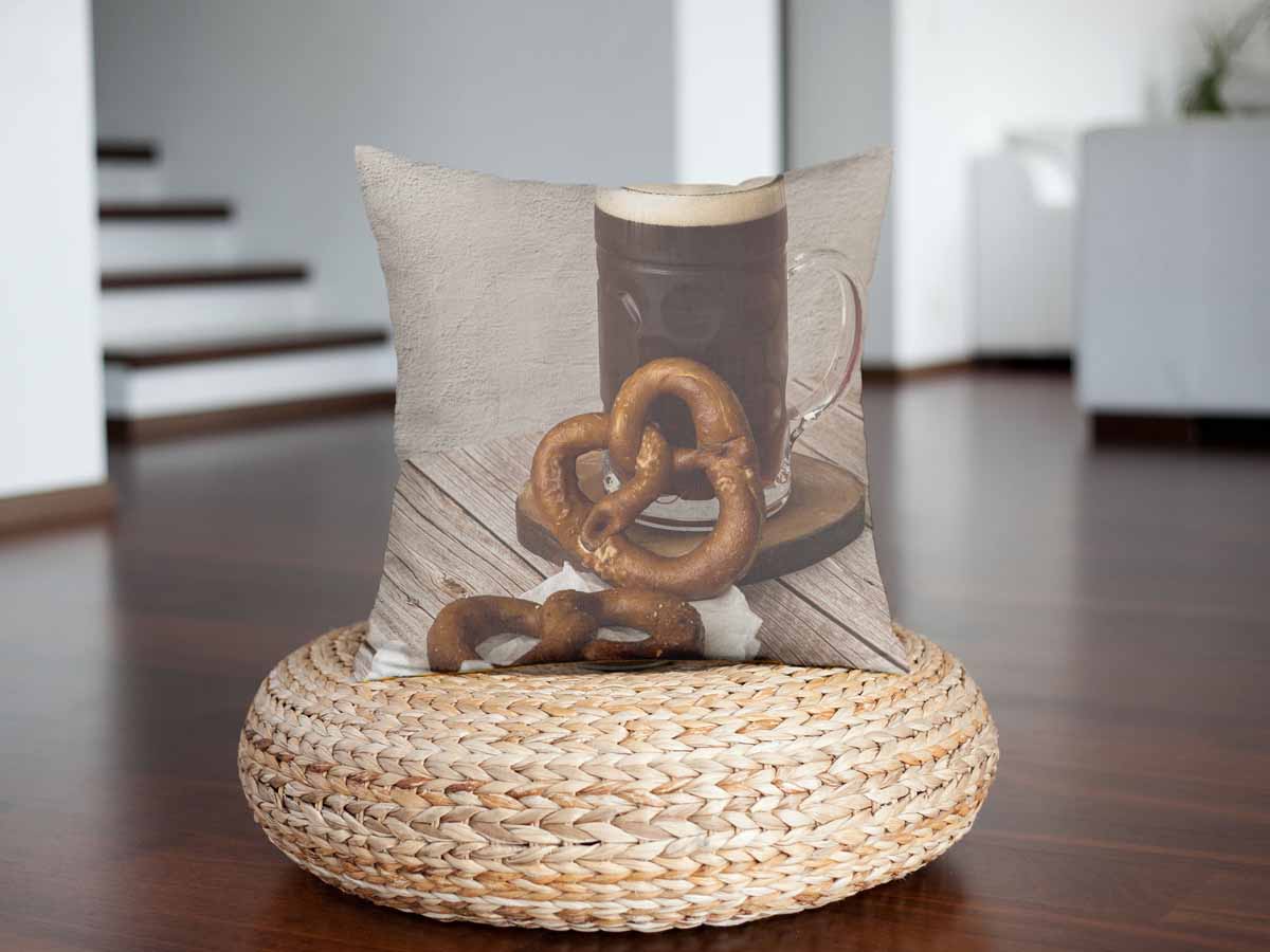Health pillow with pretzels