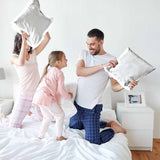 Health pillow white with delicate stars