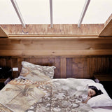 Therapy blanket bedding set with golden gift.