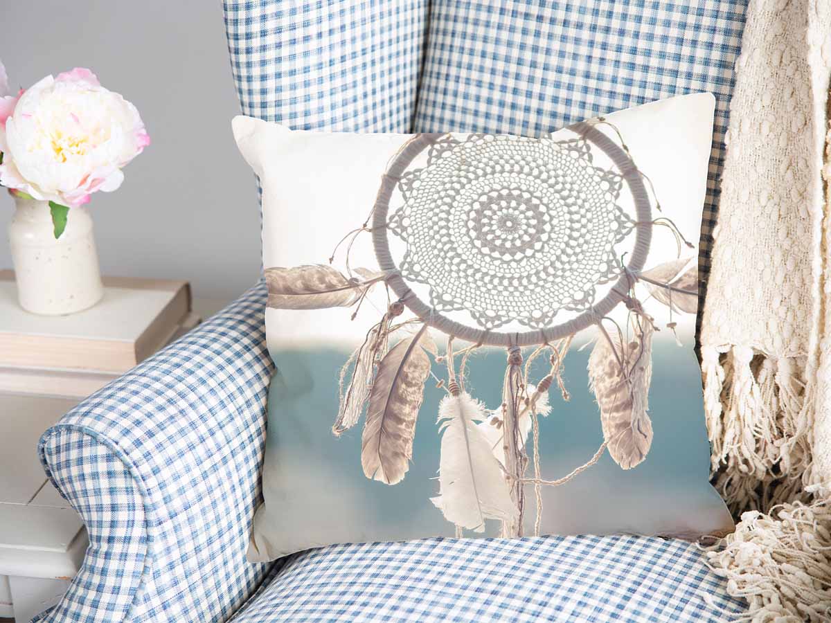 Health pillow with dreamcatcher