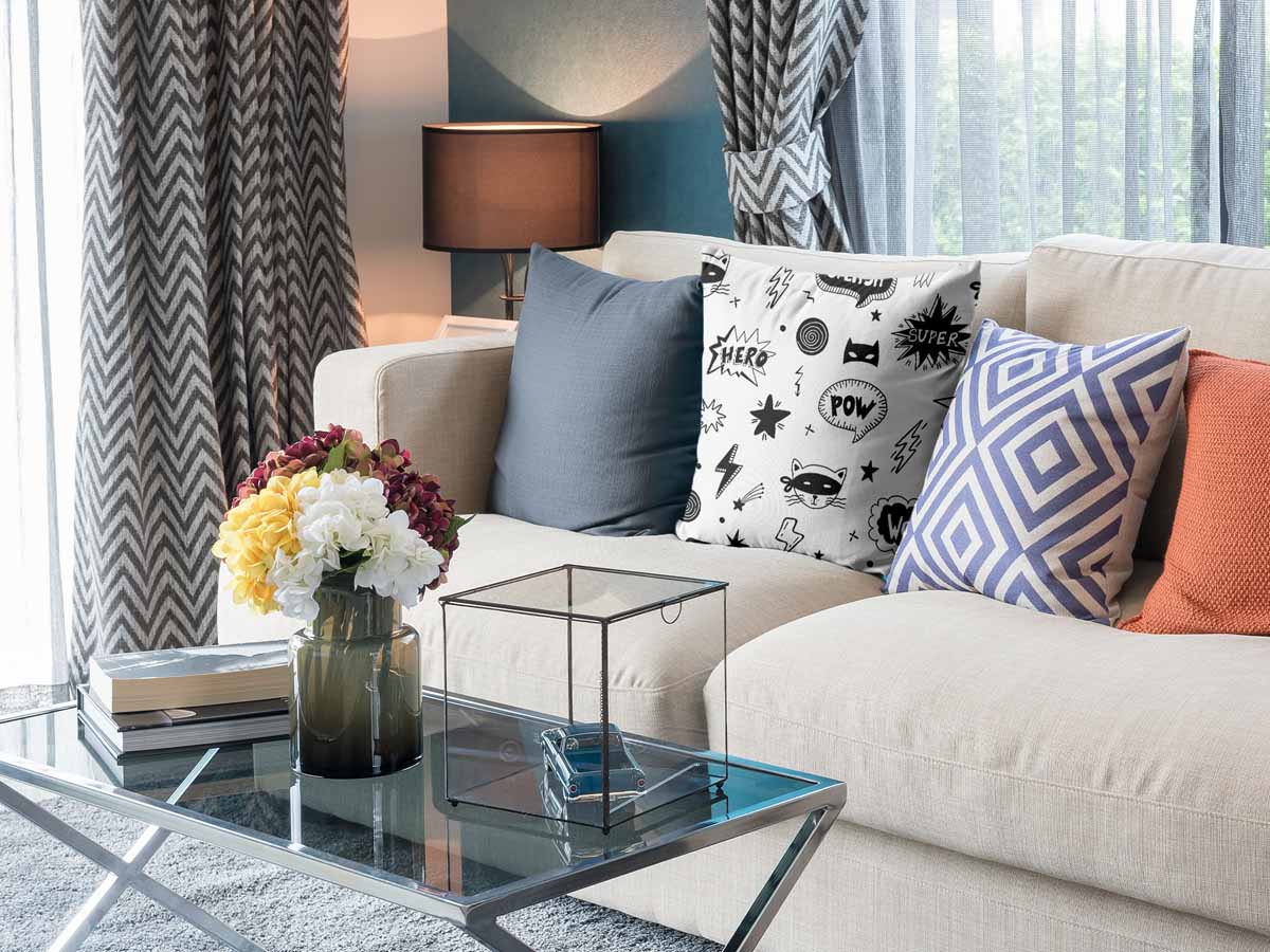 Health Pillow White Superheroes