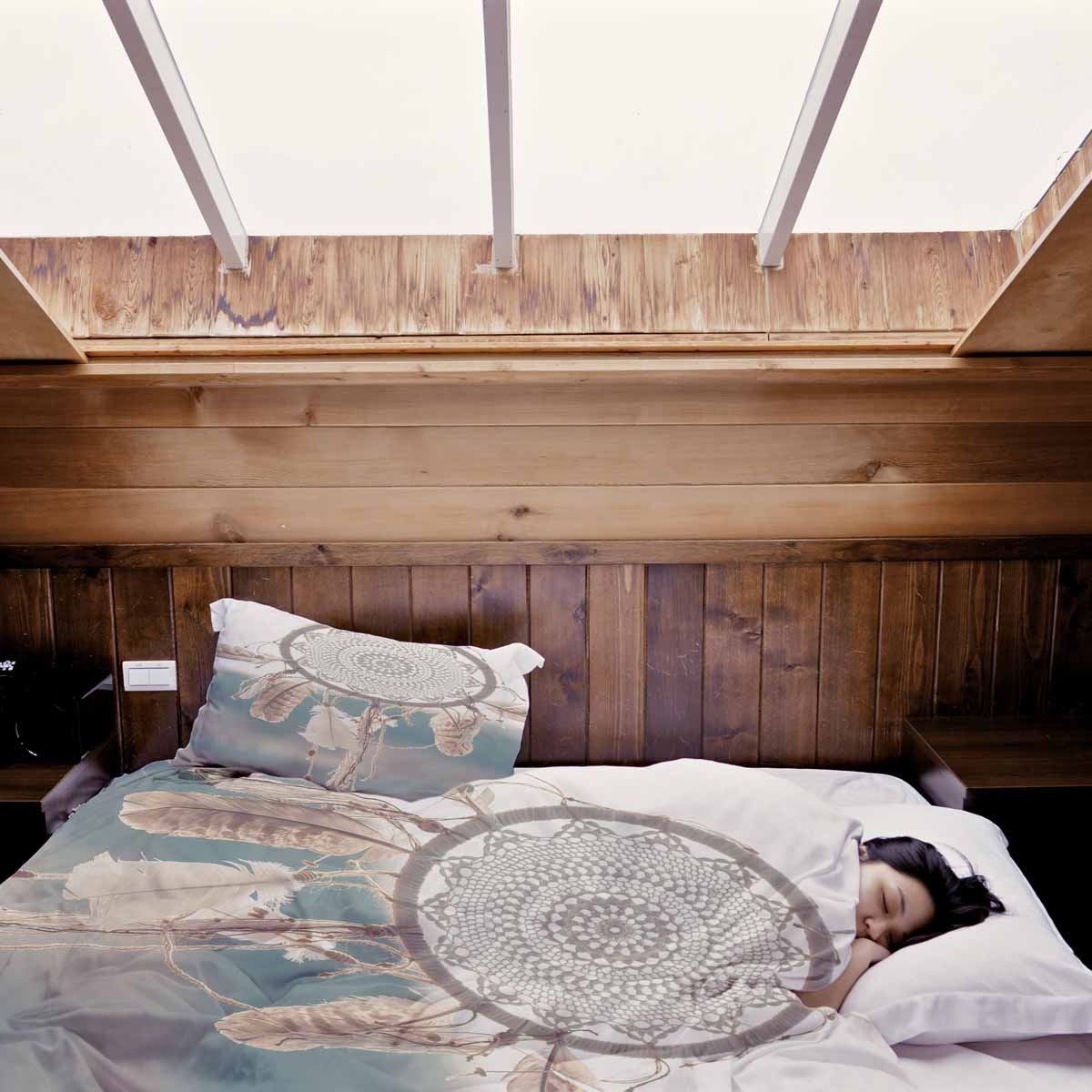 Therapy blankets bedding set with dreamcatcher