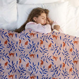 Original therapy blanket - cotton cover red cat
