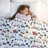 Original therapy blanket - cotton cover cars