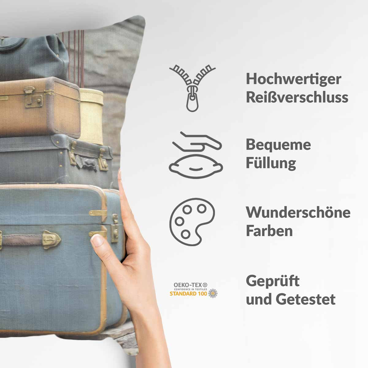 Health pillow with boxes