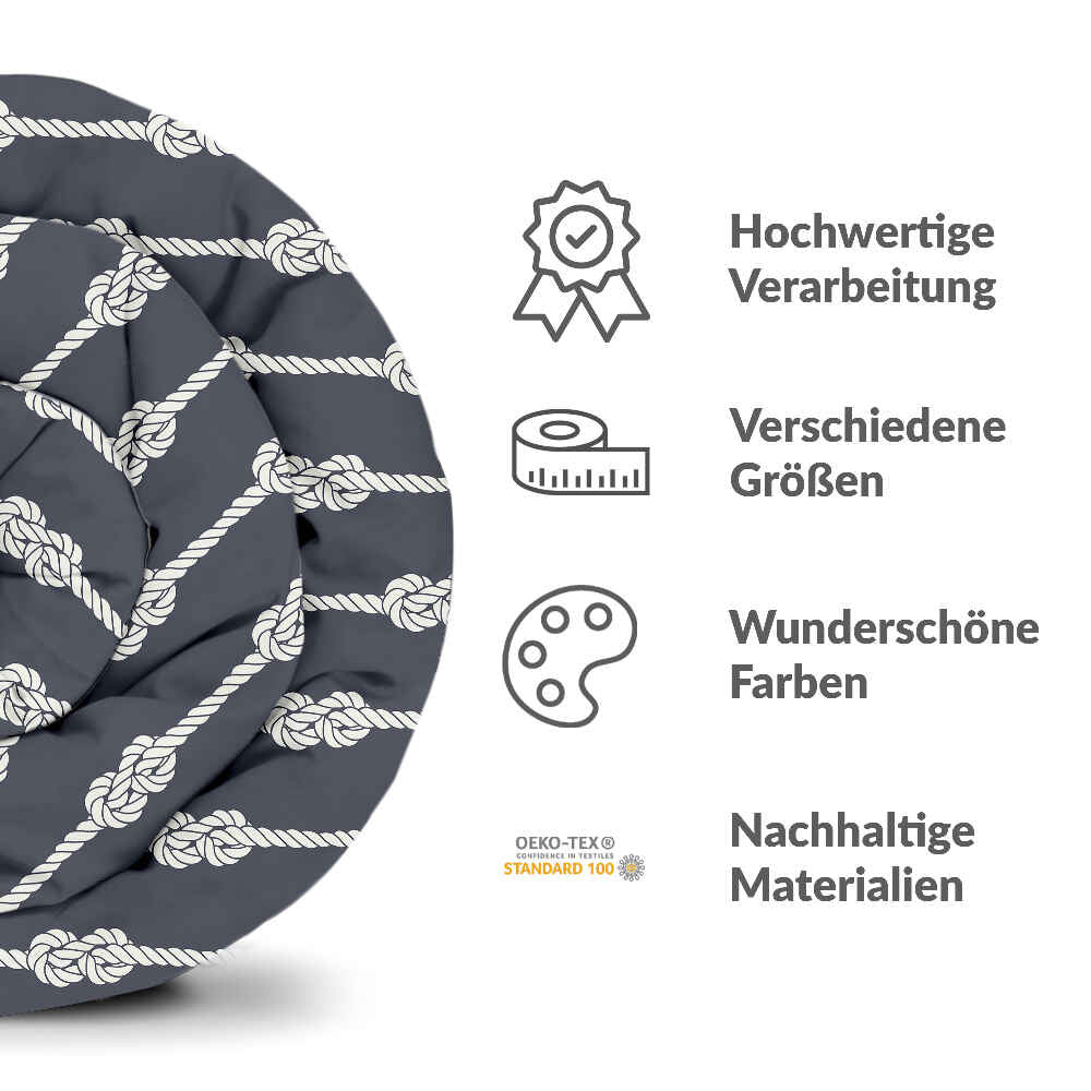 Therapy blankets bedding set sailor knot