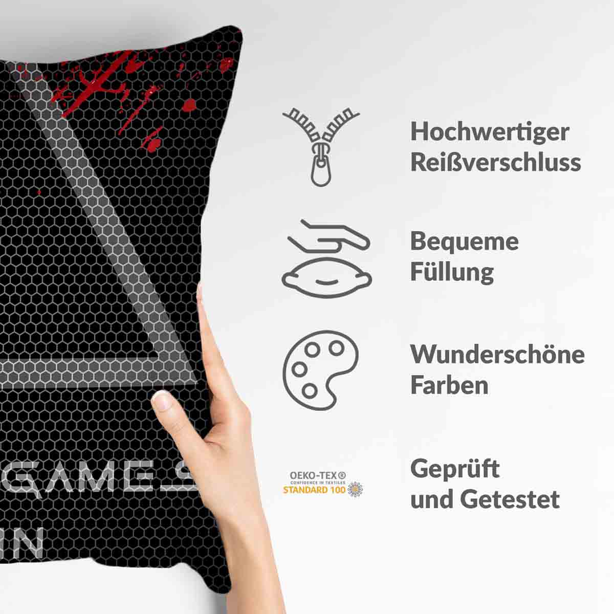 Health Pillow Black Games