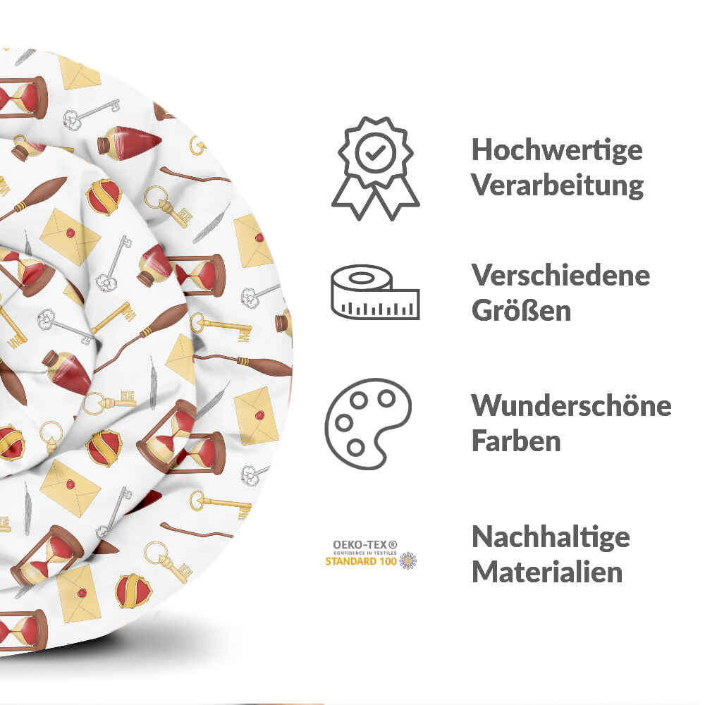 Ensemble de literie couverture thérapeutique blanc Magic