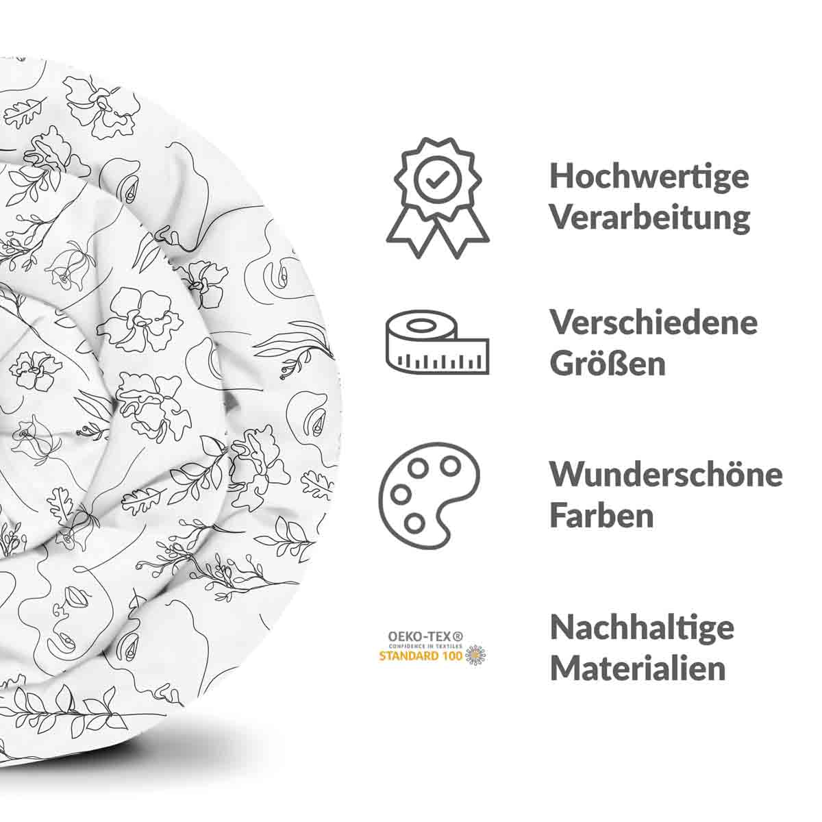 Therapy blankets bedding set boho flowers