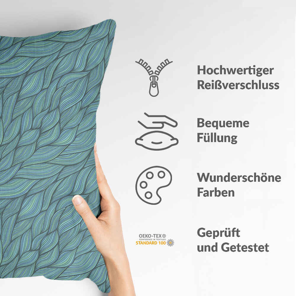 Health pillow mesh green