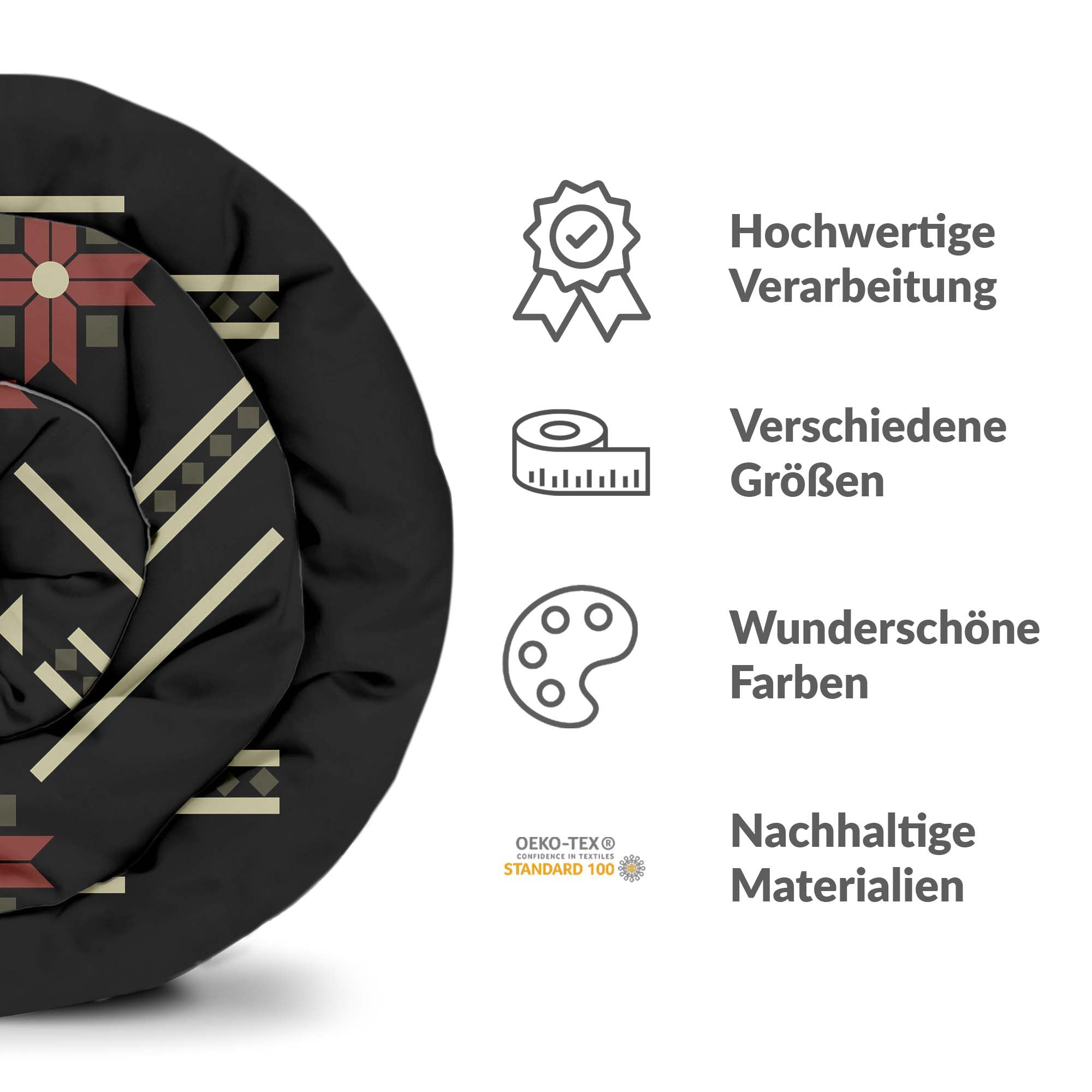 Ensemble de literie avec grande flocon de neige Therapiedecken