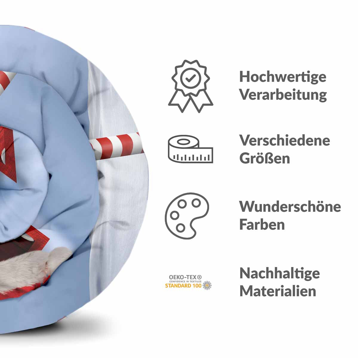 Therapy blankets bedding set with Santa