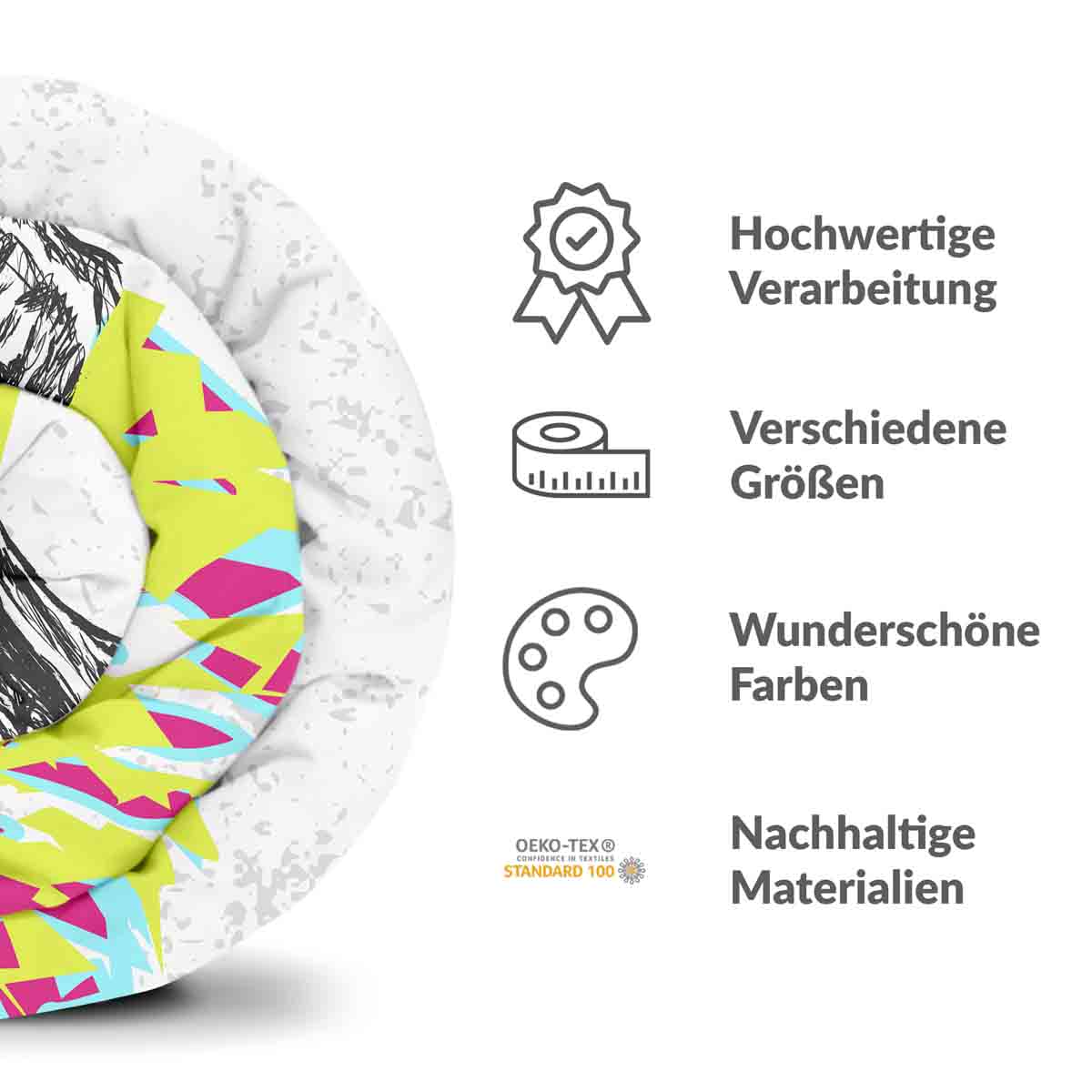 Couette de thérapie Parure de lit Tête de mort Coloré