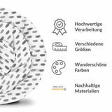 Original therapy blanket - cotton cover white with gray dots