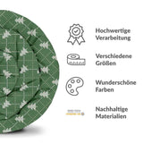 Original therapy blanket - cotton cover green with fir trees