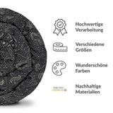 Therapy blanket bedding set, black horoscope
