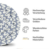Original therapy blanket - cotton cover blue white waves