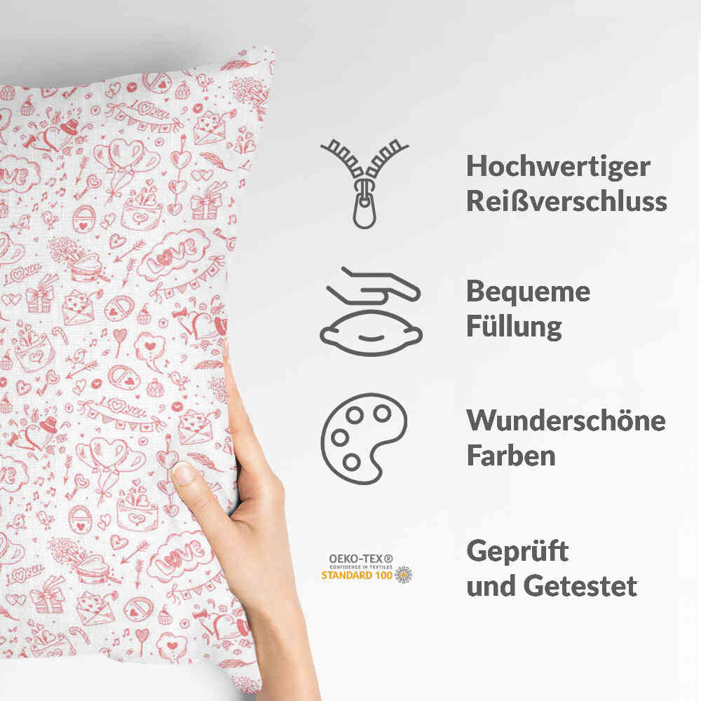 Coussin de santé Sois mon Valentin