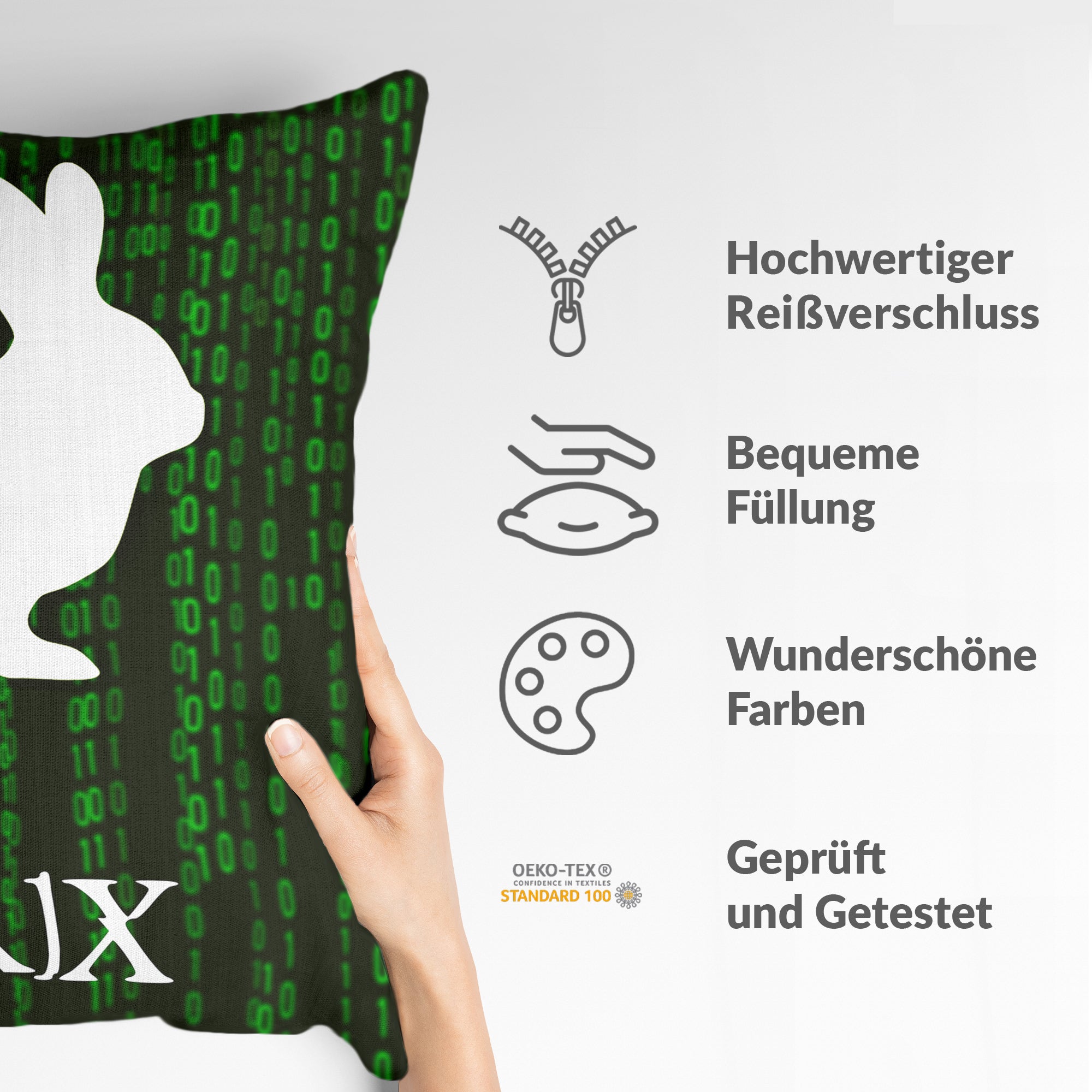 Coussin de santé Matrix Code Vert