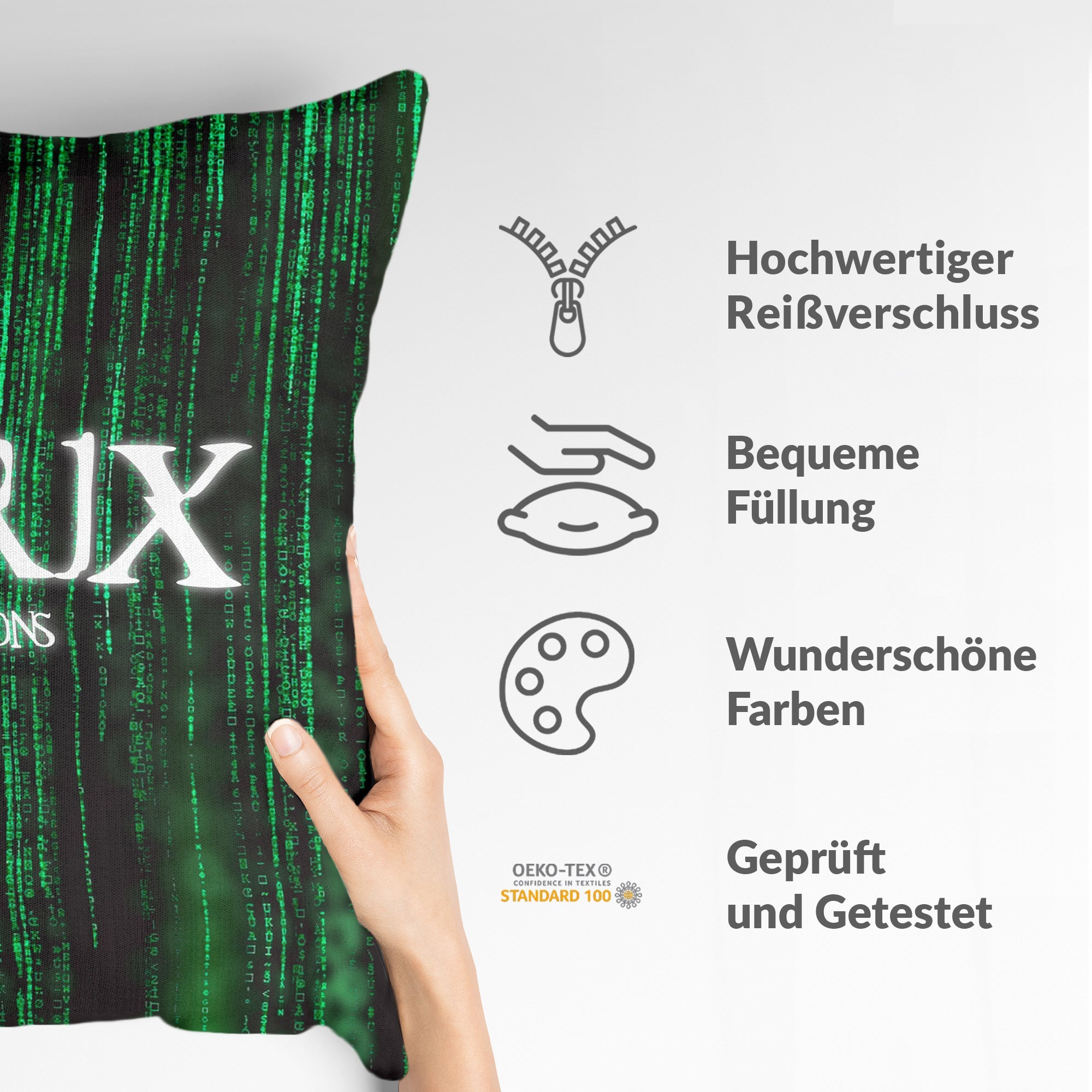 Health Pillow Matrix in Green