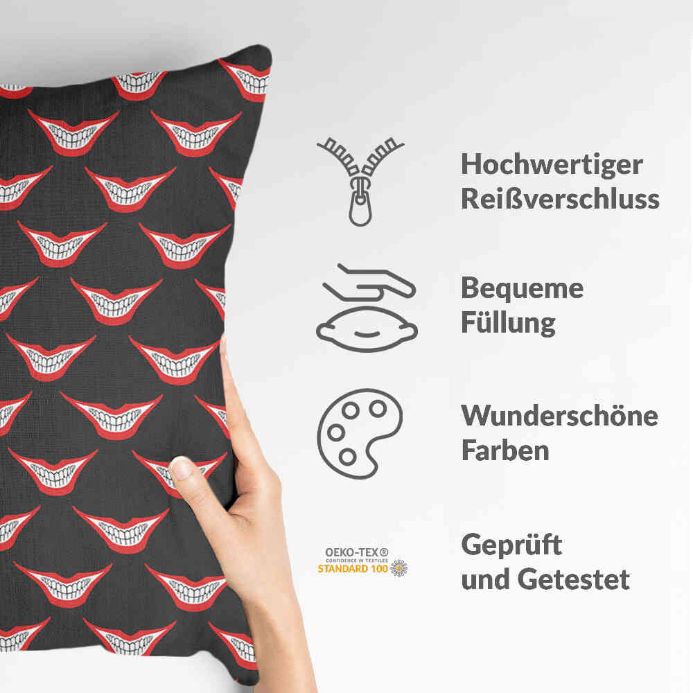 Coussin de santé Bouche souriante