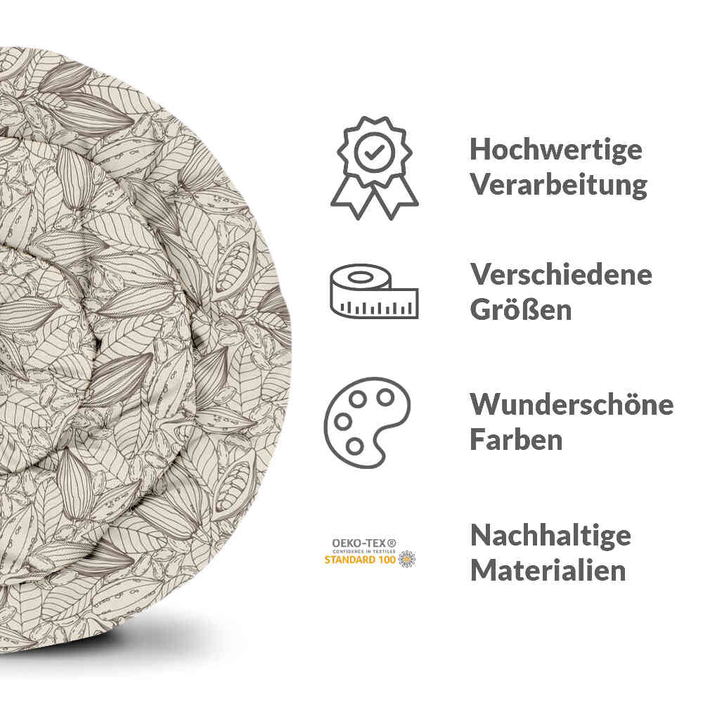 Therapy blankets bedding set cocoa plant