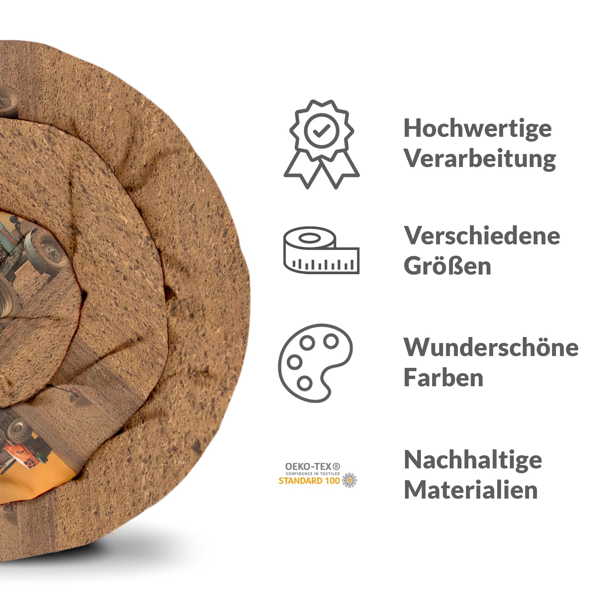 Ensemble de literie avec couverture thérapeutique Deux tracteurs