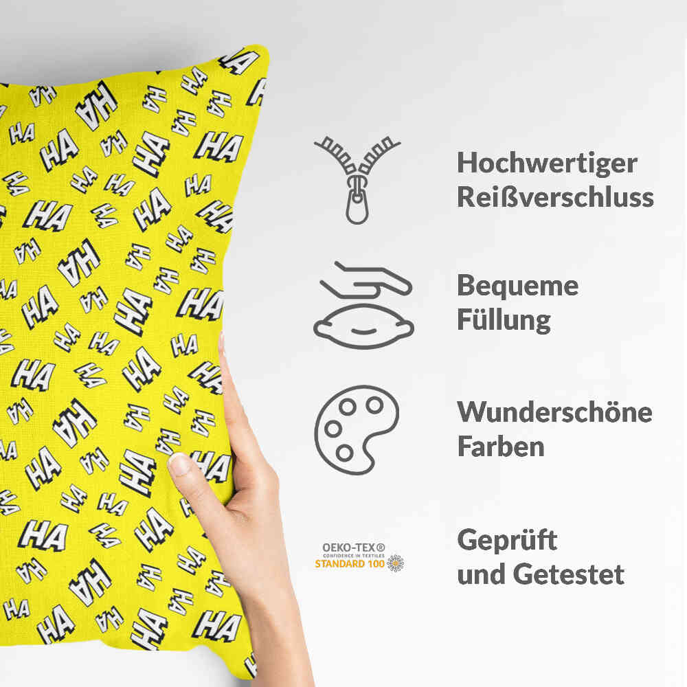 Coussin de santé Jaune Ha Ha