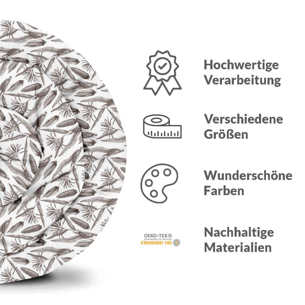 Therapy blankets bedding set white with corn