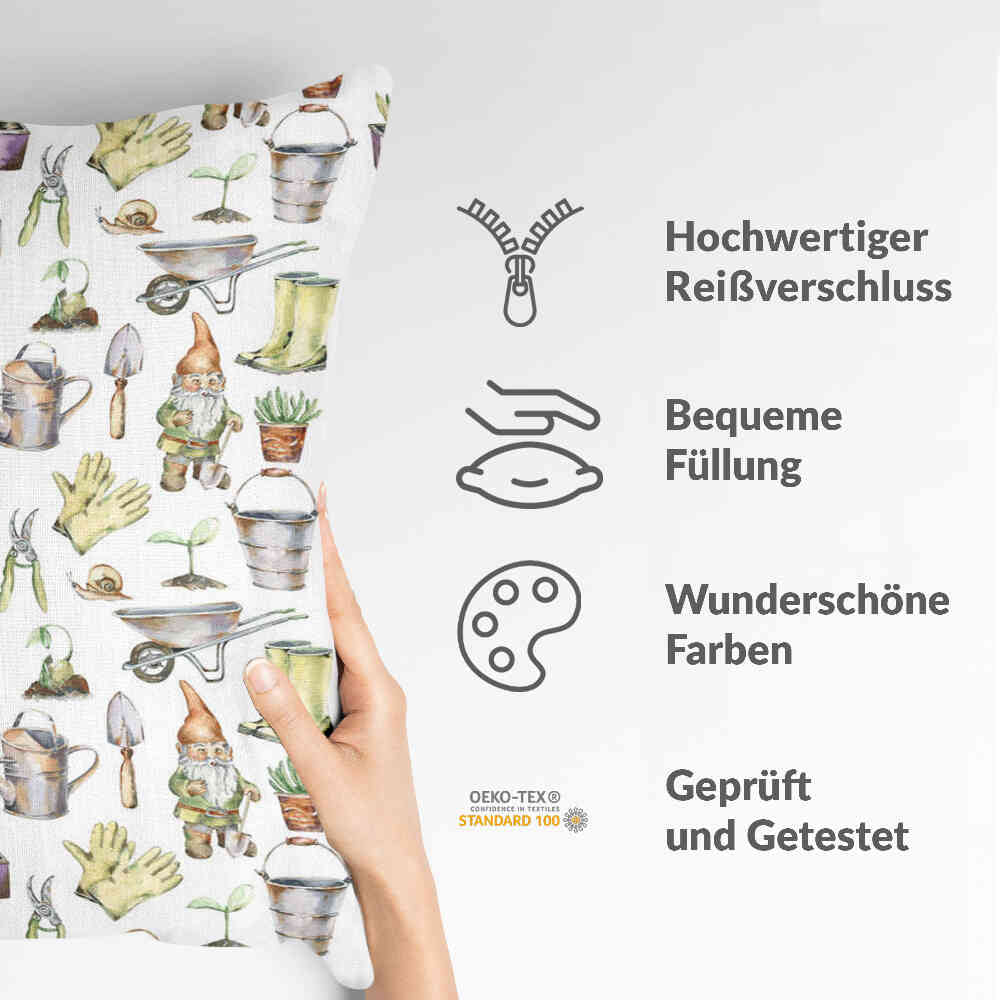 Coussin de santé blanc jardinage