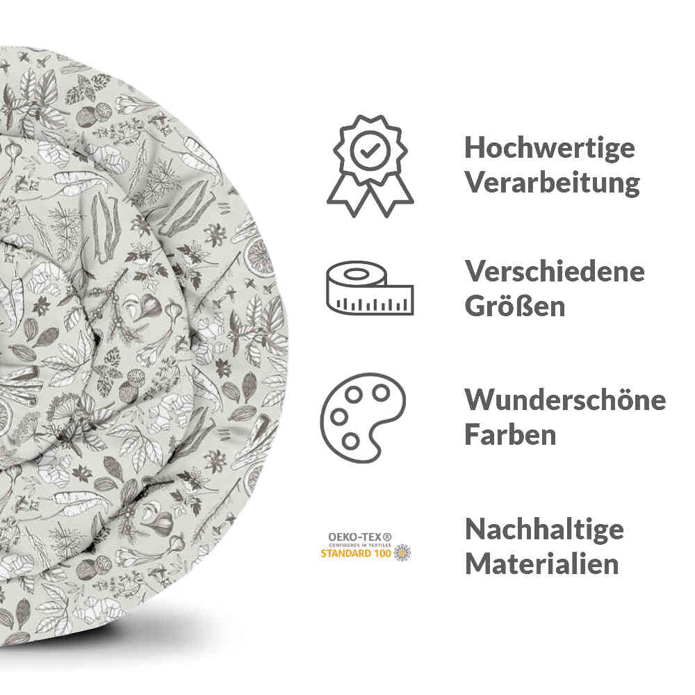 Therapy blankets bedding set gray spice