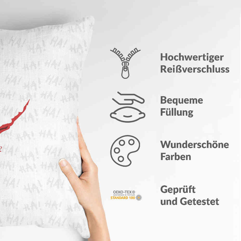 Health Pillow White Why so serious?