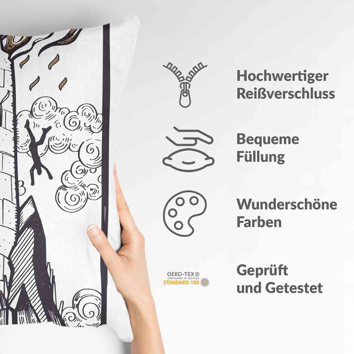 Health Pillow White with Tower