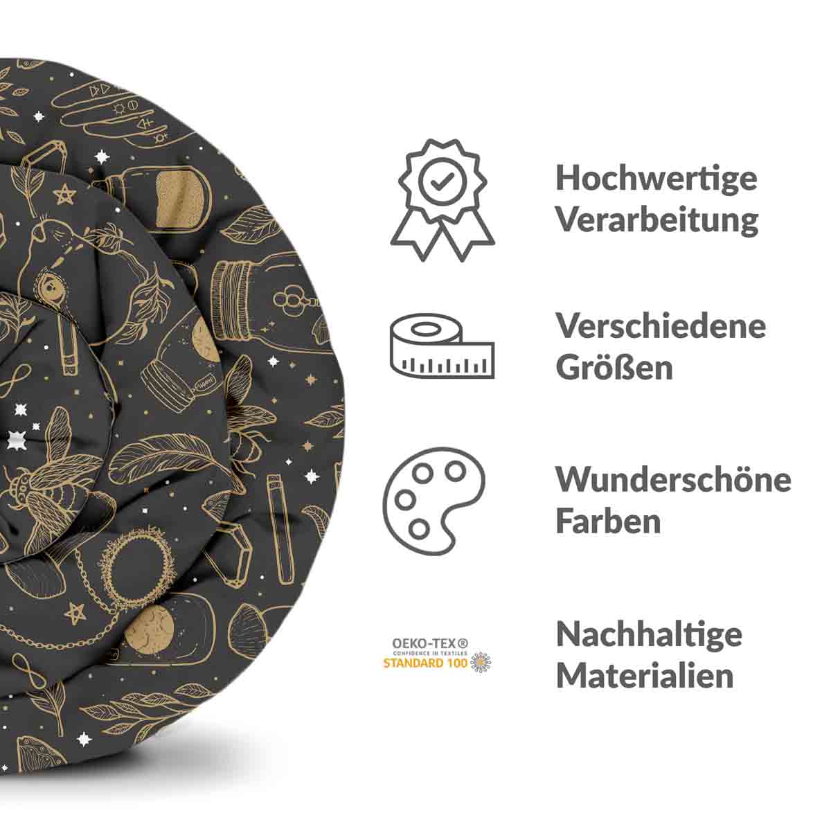 Therapy blankets bedding set black magic