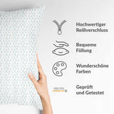 Health pillow with blue drops