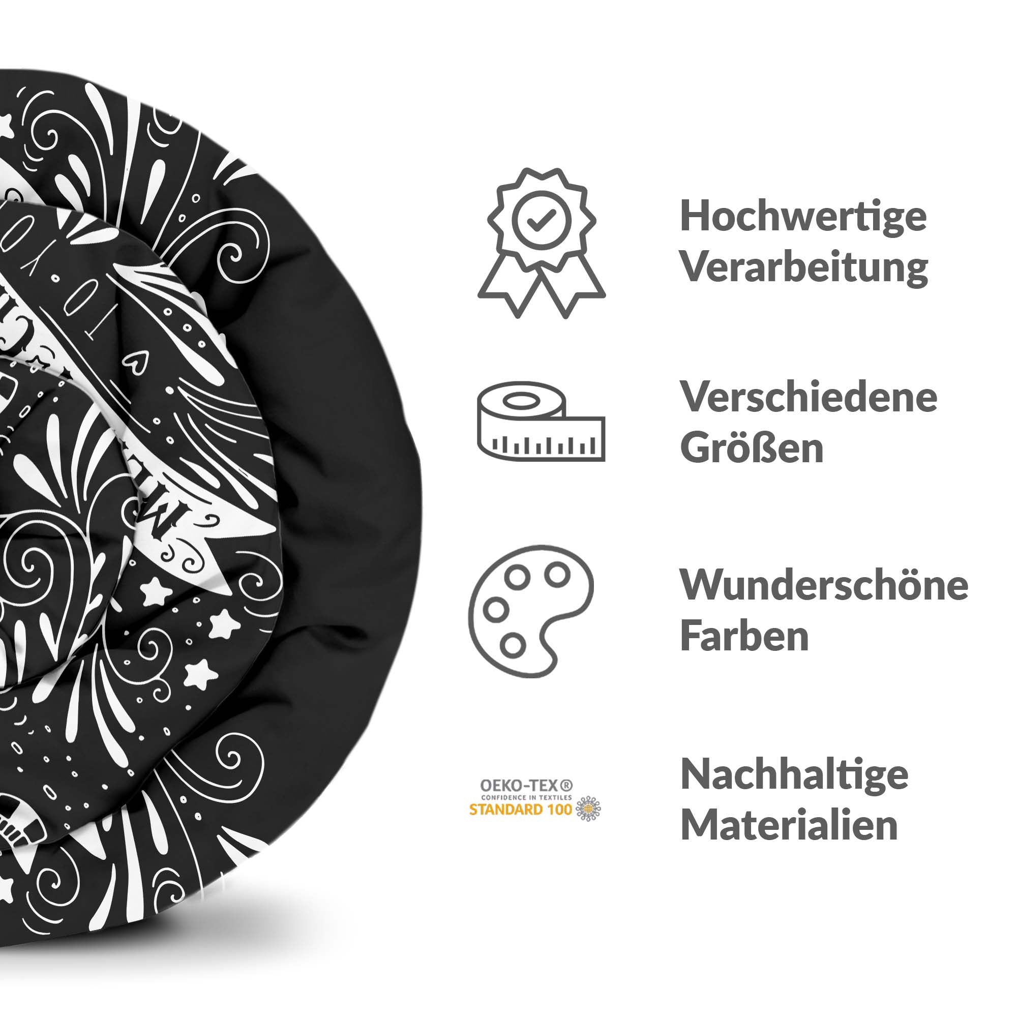 Therapy blankets bedding set black Merry Christmas