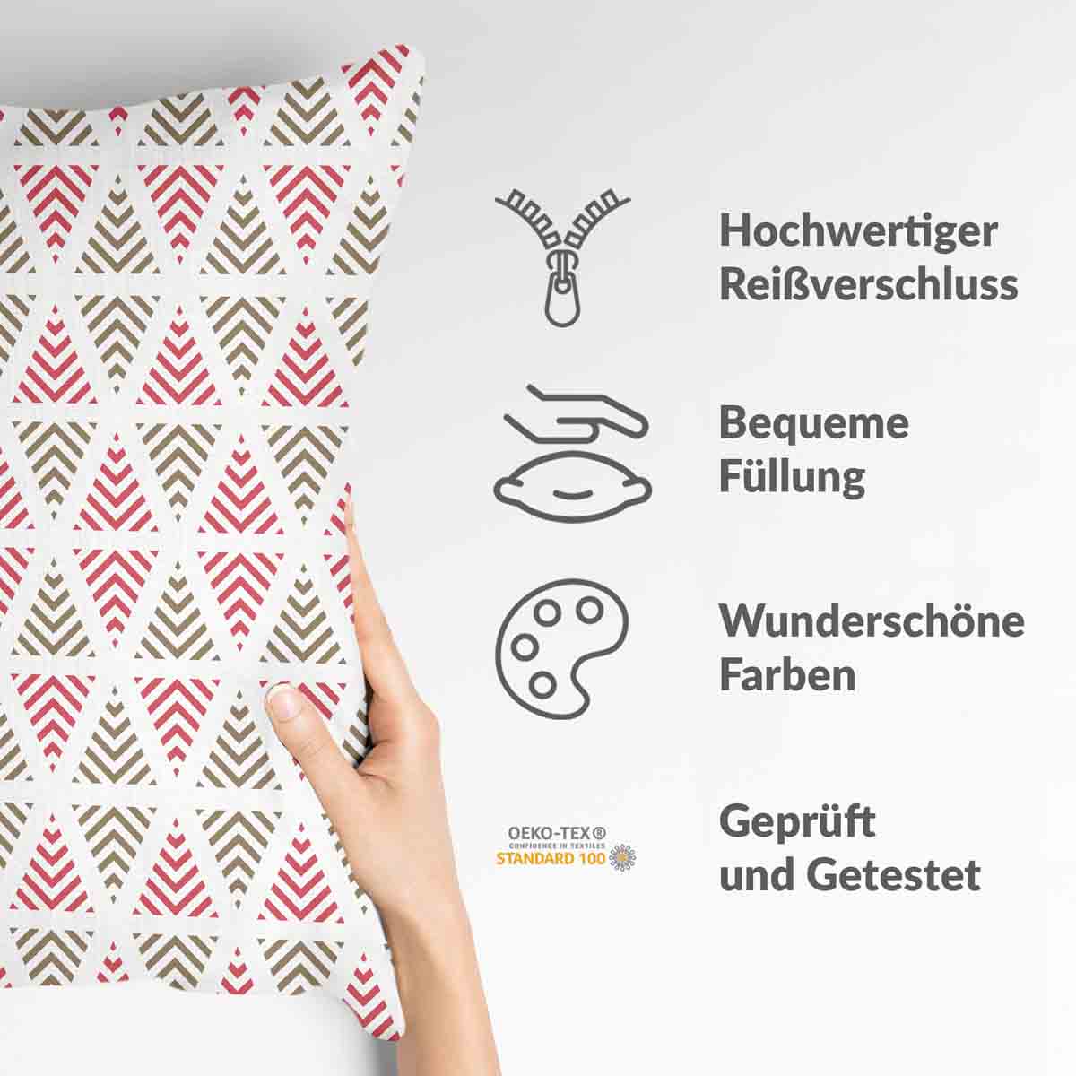 Health pillow Christmas triangles