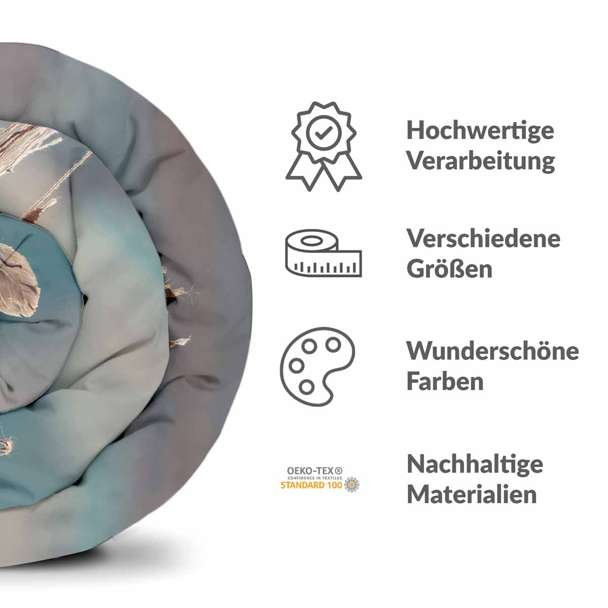 Couverture thérapeutique originale - Housse en coton avec attrape-rêves