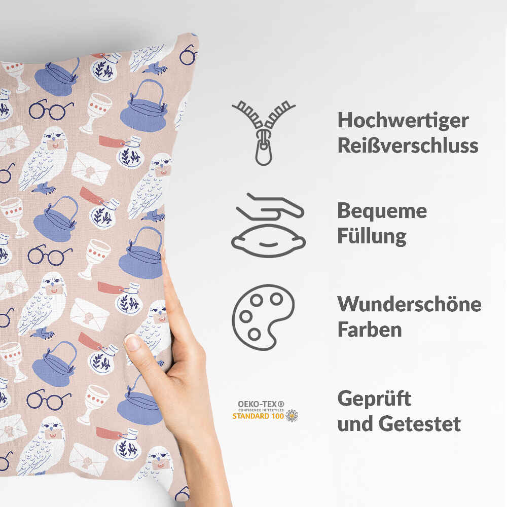 Coussin de santé avec la chouette de Harry