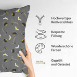 Health pillow, grey, magic hat.