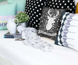 Health pillow black Merry Christmas