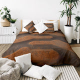 Original therapy blanket - cotton cover brown earth