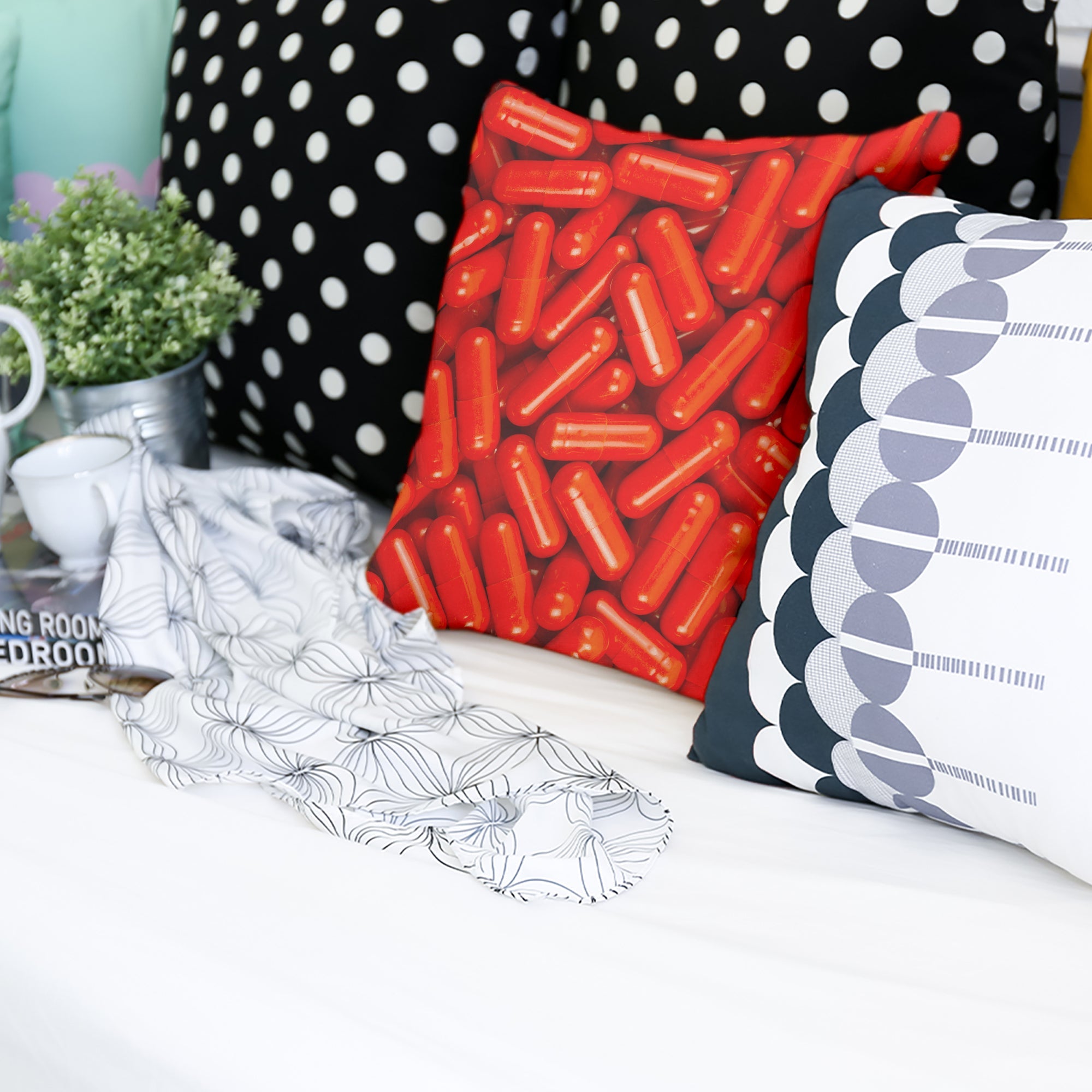 Health Pillow Red Tablets