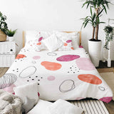 Original therapy blanket - cotton cover abstract circles