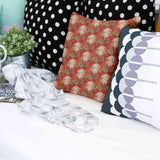 Health Pillow Red Large Blossom