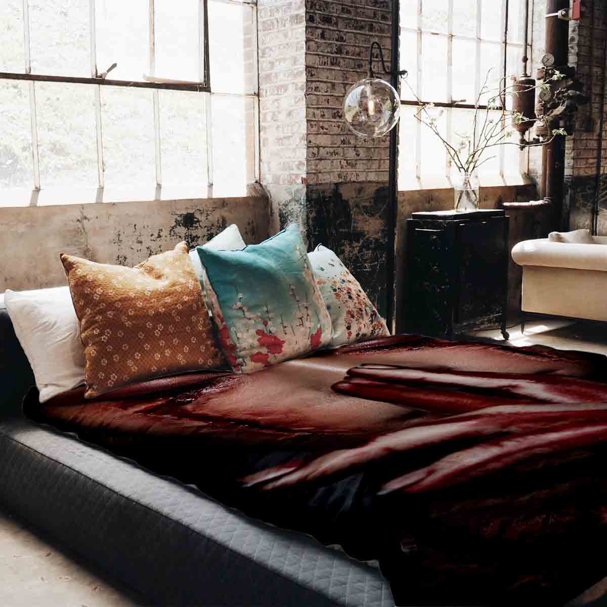 Therapy blankets bedding set Halloween face