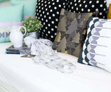 Health pillows with golden fir trees